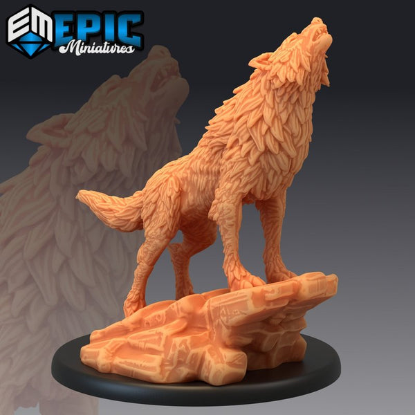 Winter Wolf 3D-printed model