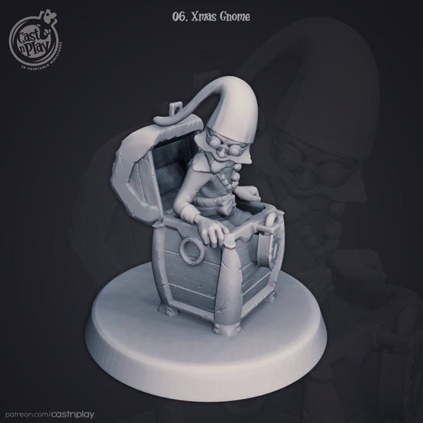 Xmas Gnome 3D-printed model