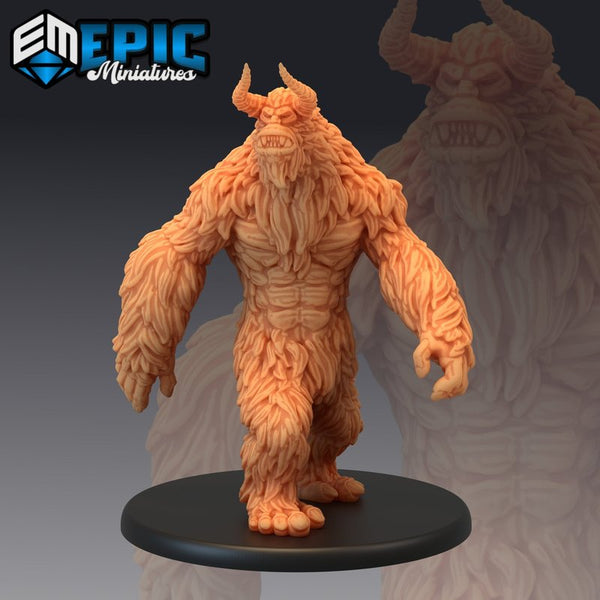Yeti 3D-printed model