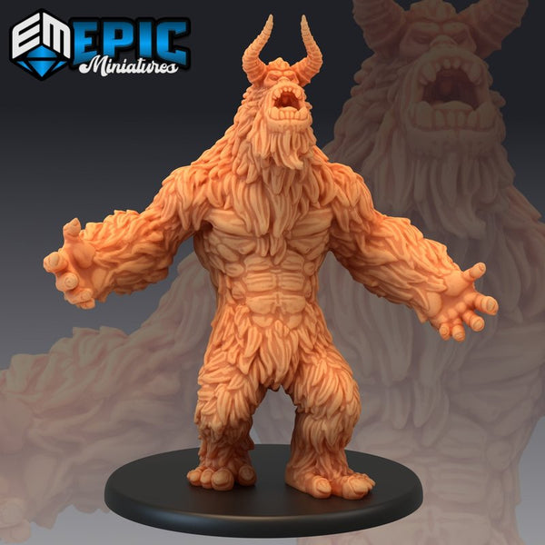 Yeti 3D-printed model