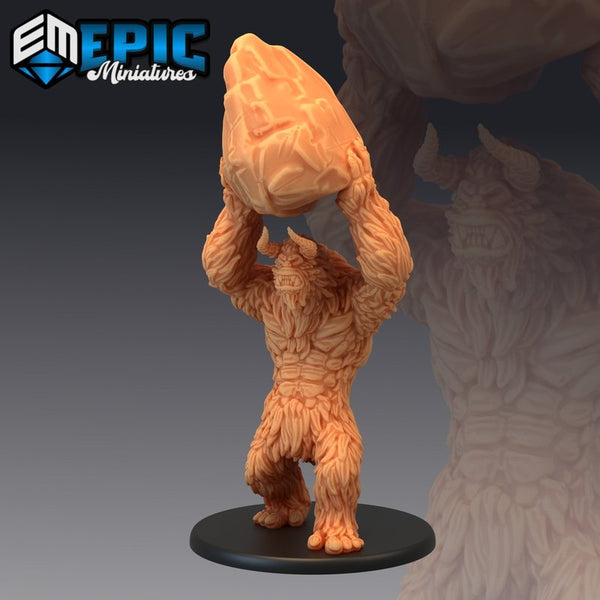 Yeti 3D-printed model