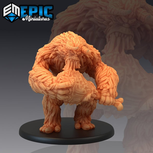 Yeti 3D-printed model