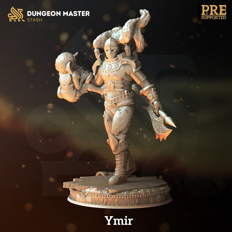 Ymir 3D-printed model