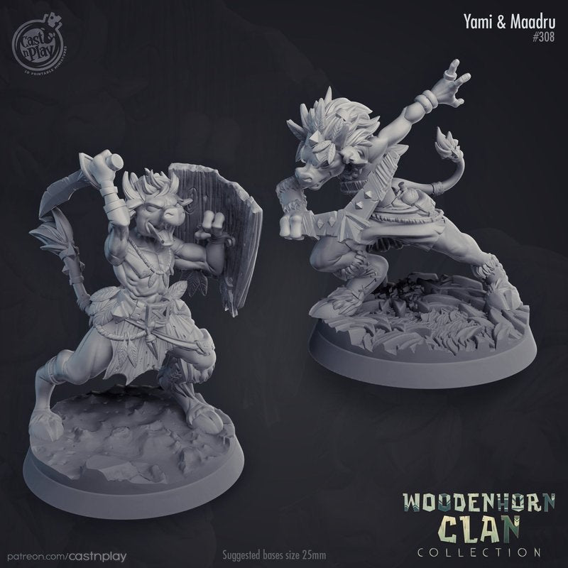 Young Minotaurs 3D-printed model