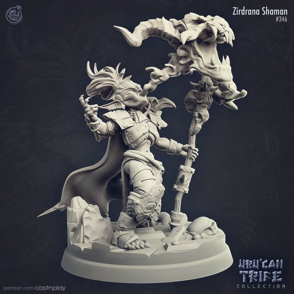 Zirdrana Shaman 3D-printed model