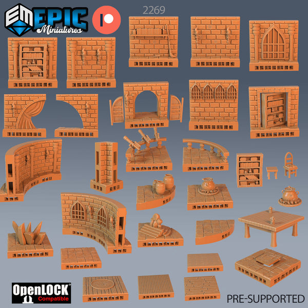 Wizard Room 3D-printed model