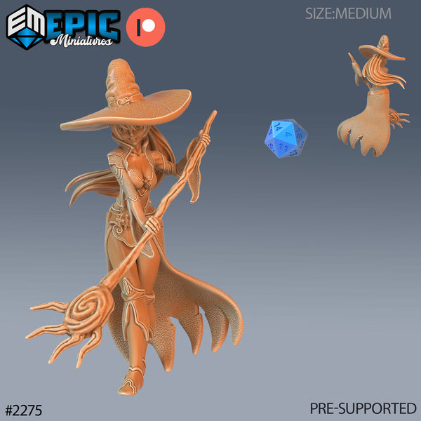 Young Witch 3D-printed model