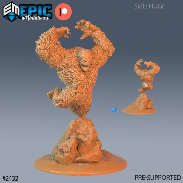 Yeti Abomination 3D-printed model