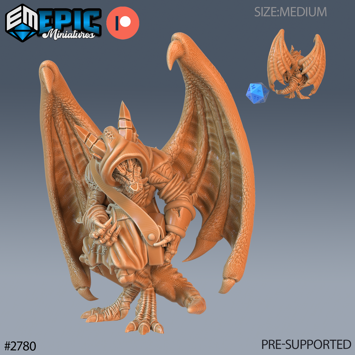 Winged Kobold Tribe 3D-printed model