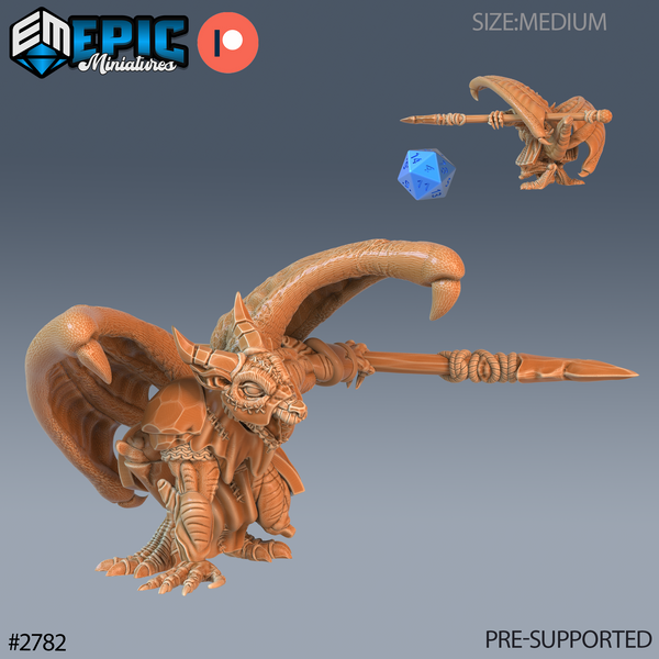 Winged Kobold Tribe 3D-printed model