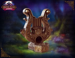 Bard's Lyre of Inspiration Dice Tower