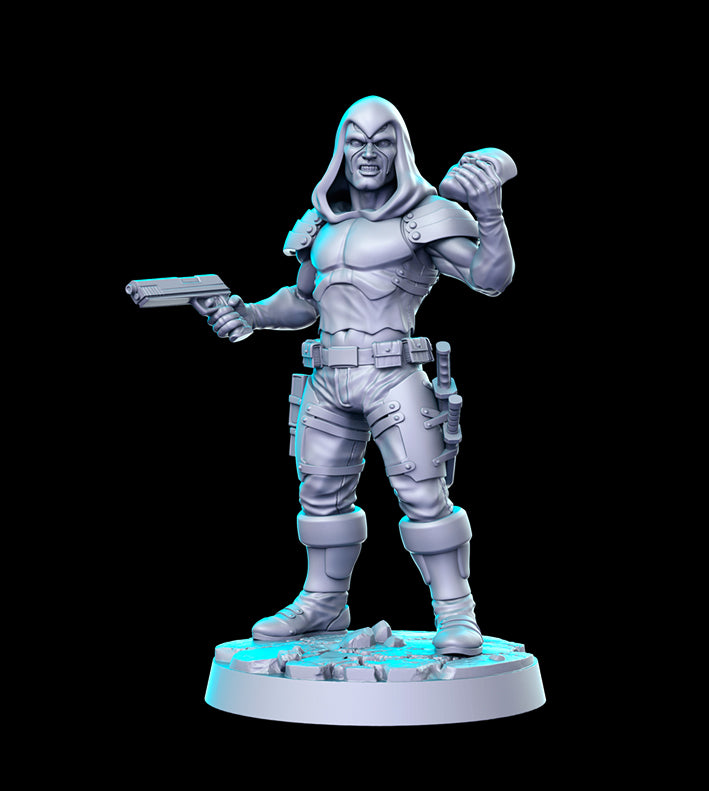 Zartan 3D-printed model