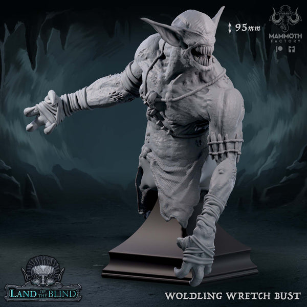 Wolding Wretch Bust 3D-printed model