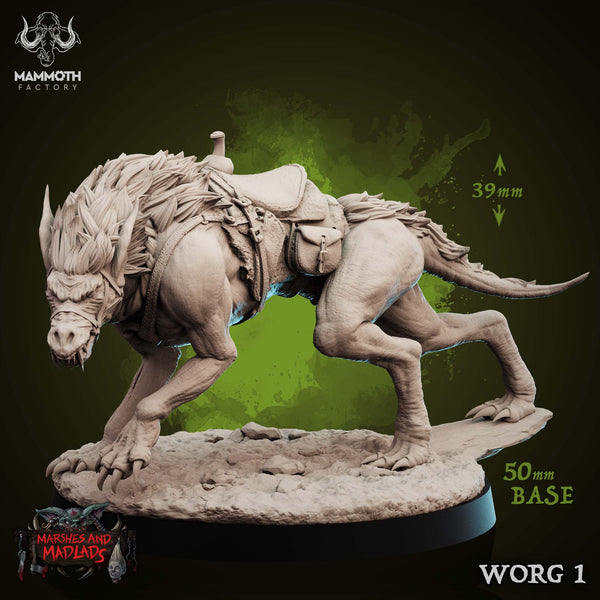 Worg 3D-printed model