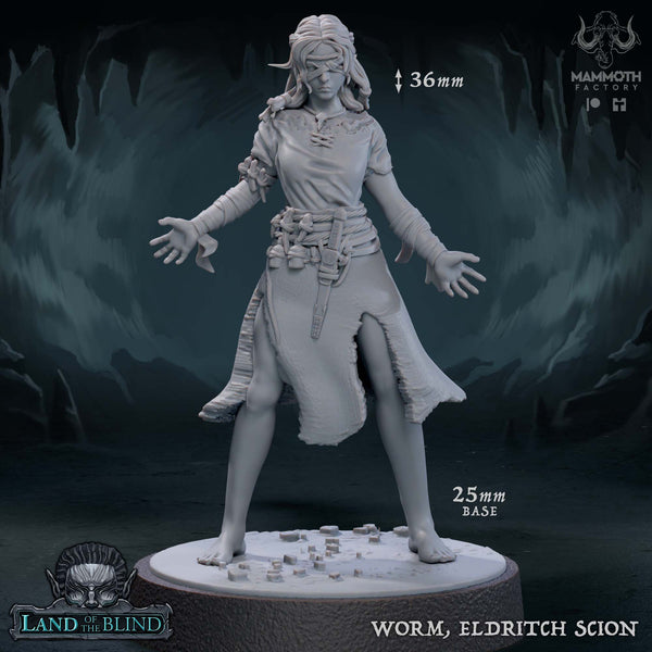 Worm, Eldritch Scion 3D-printed model