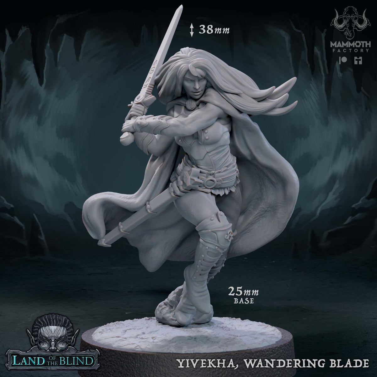 Yivekha, Wandering Blade 3D-printed model