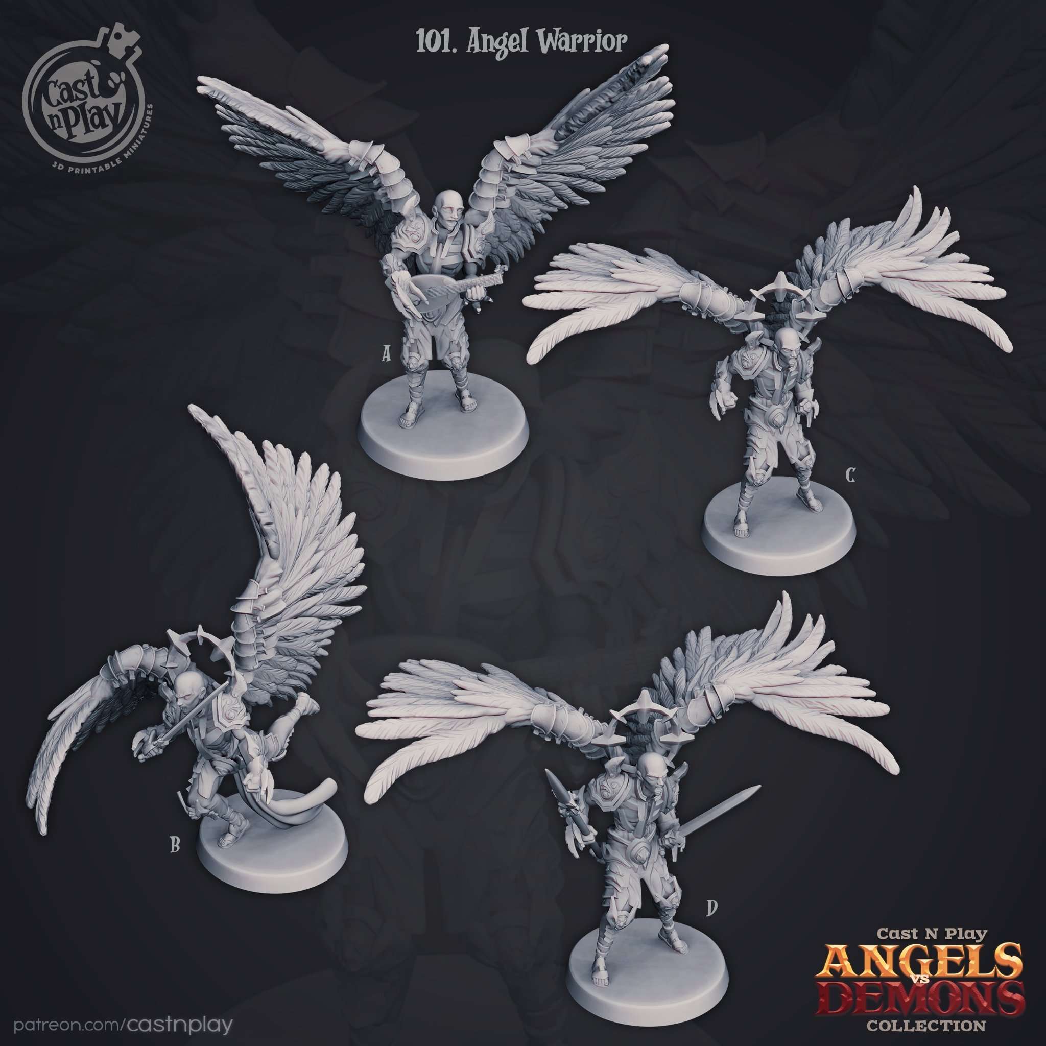 Angel Warrior - The Printable Dragon