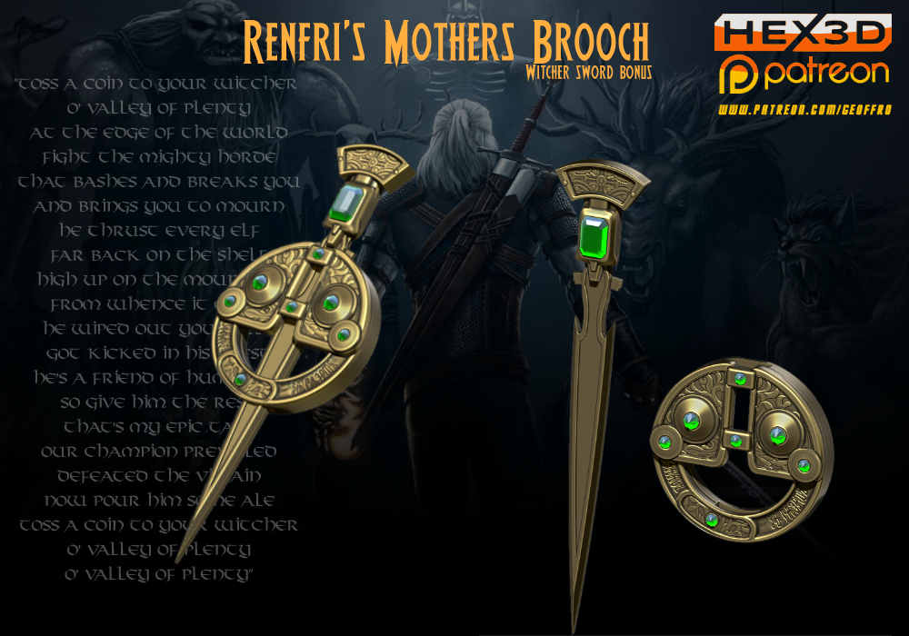 Witcher Brooch