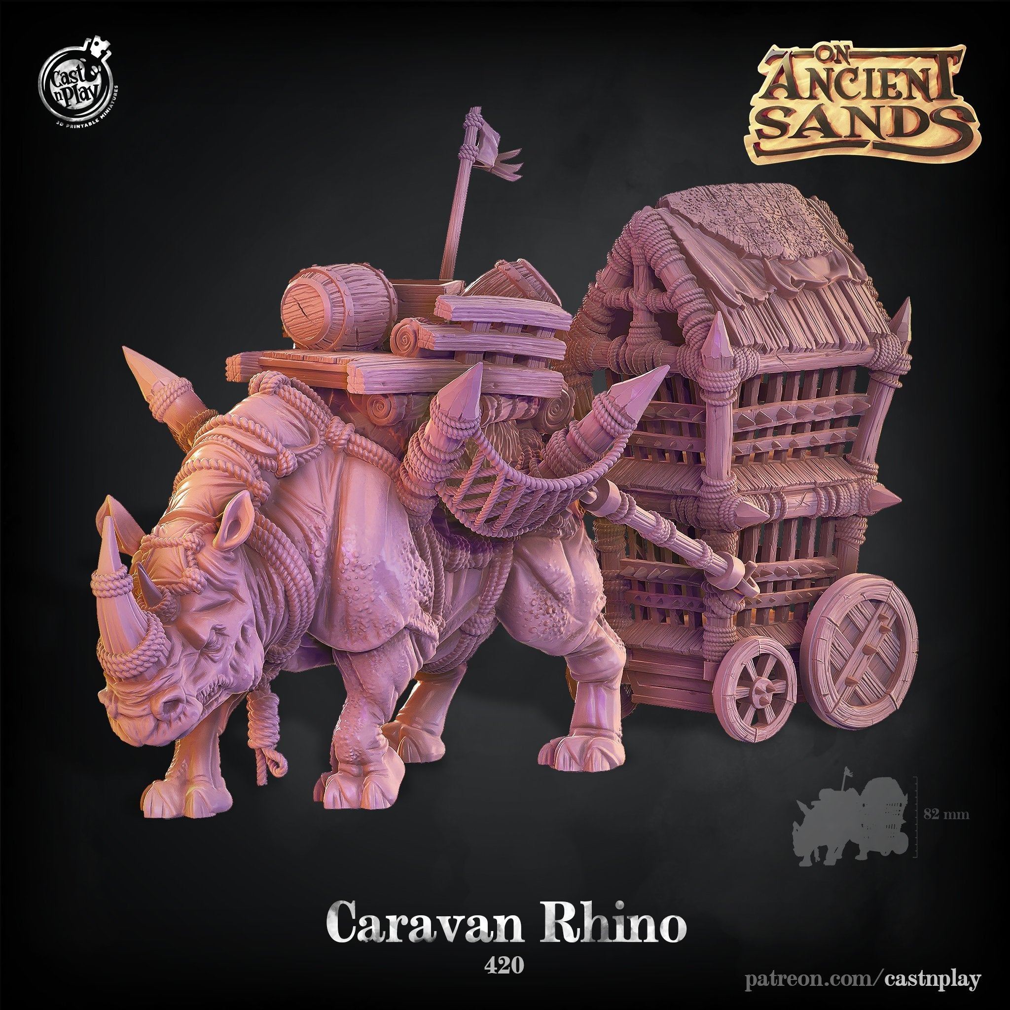 Caravan Rhino - The Printable Dragon
