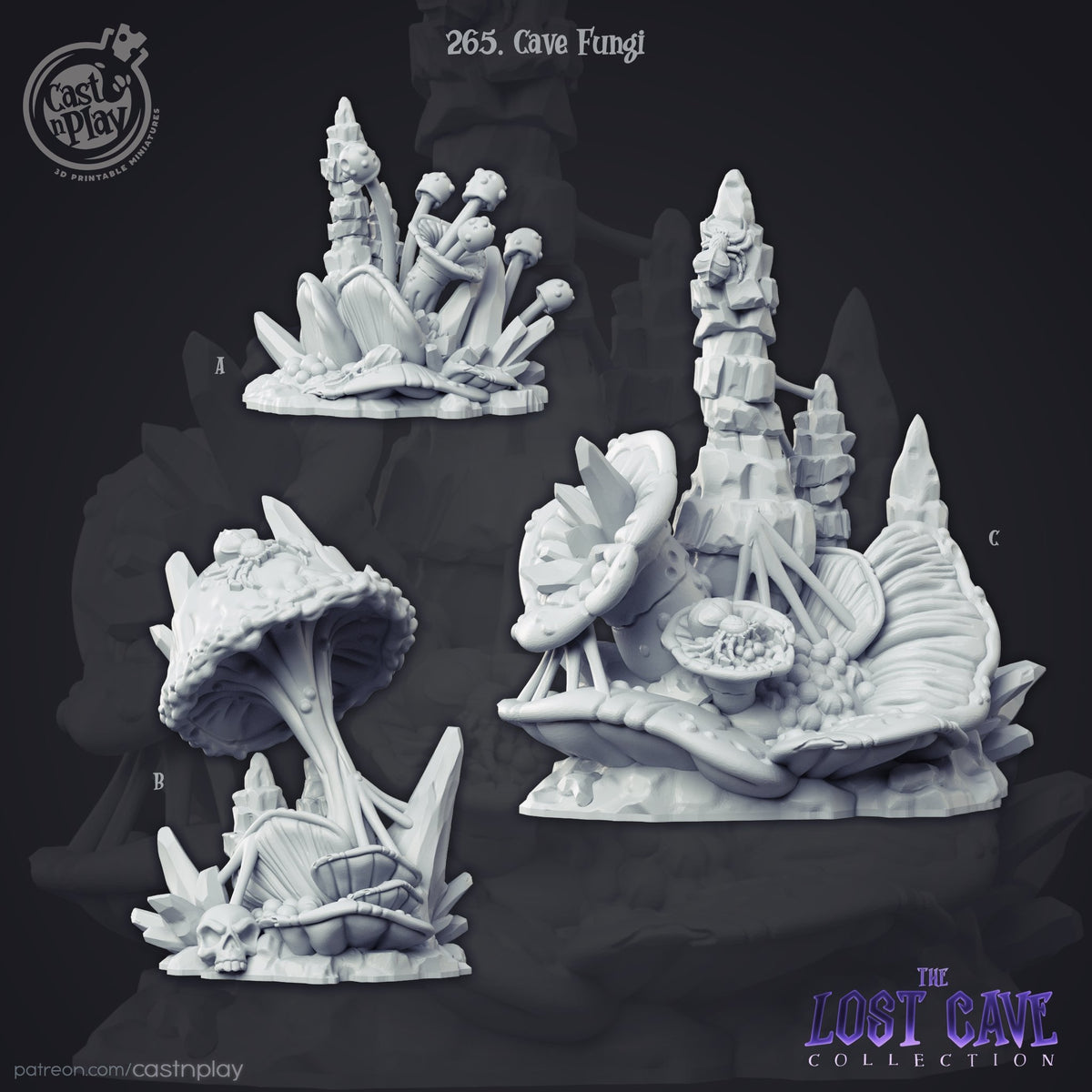 Cave Fungi - The Printable Dragon