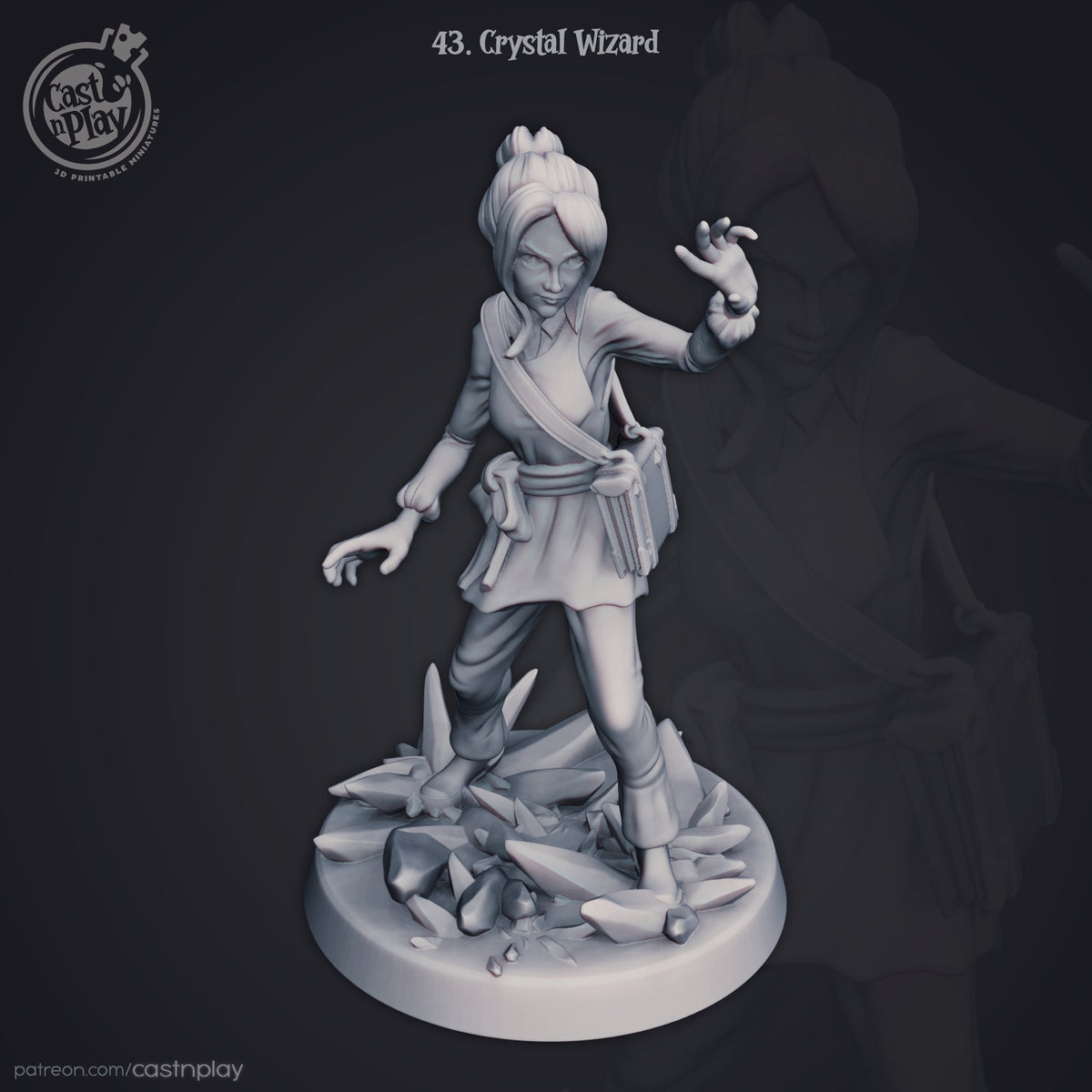 Crystal Wizard - The Printable Dragon
