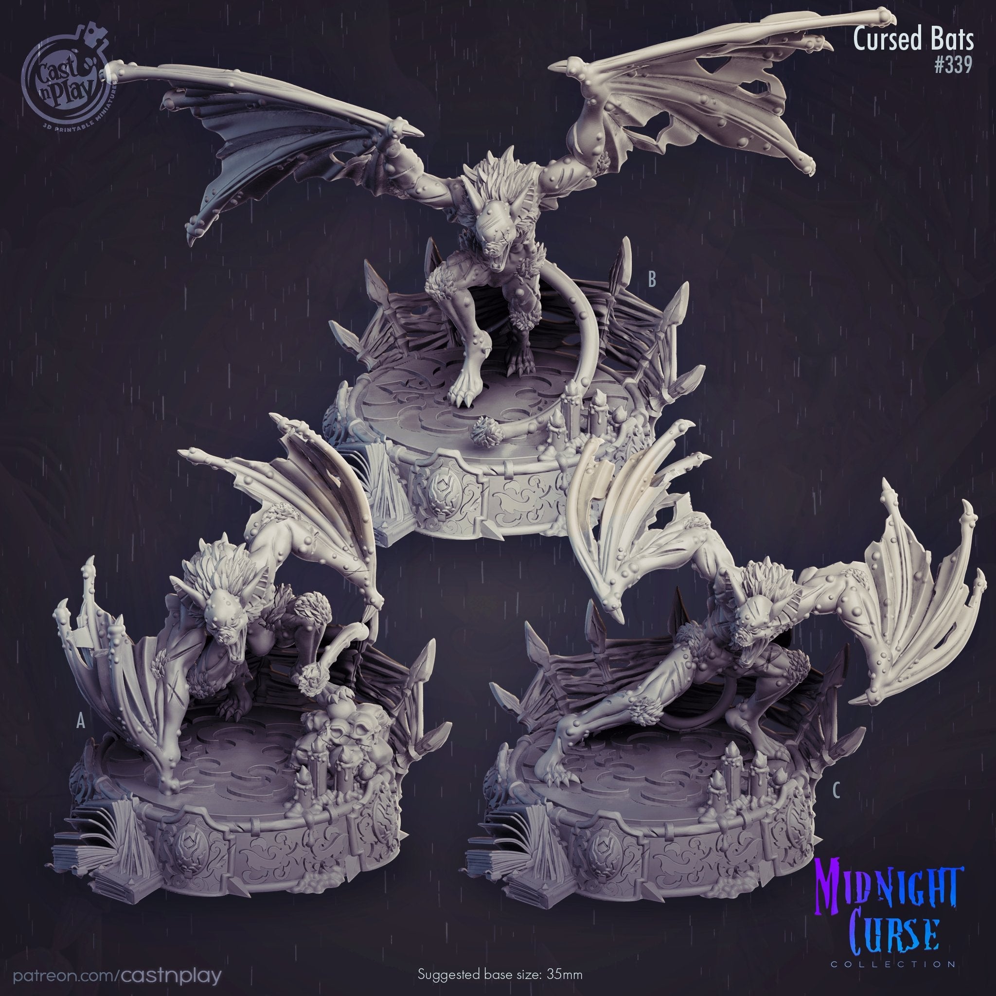 Cursed Bats - The Printable Dragon