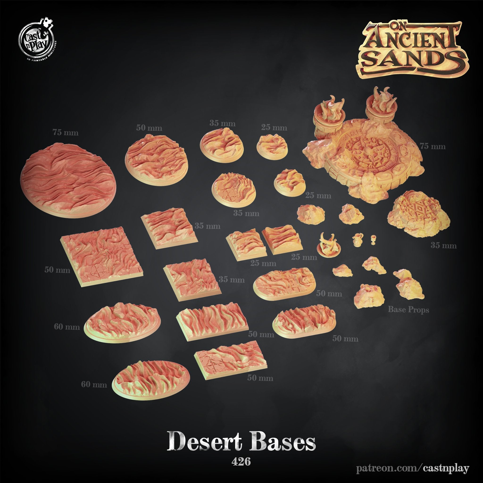 Desert Bases - The Printable Dragon