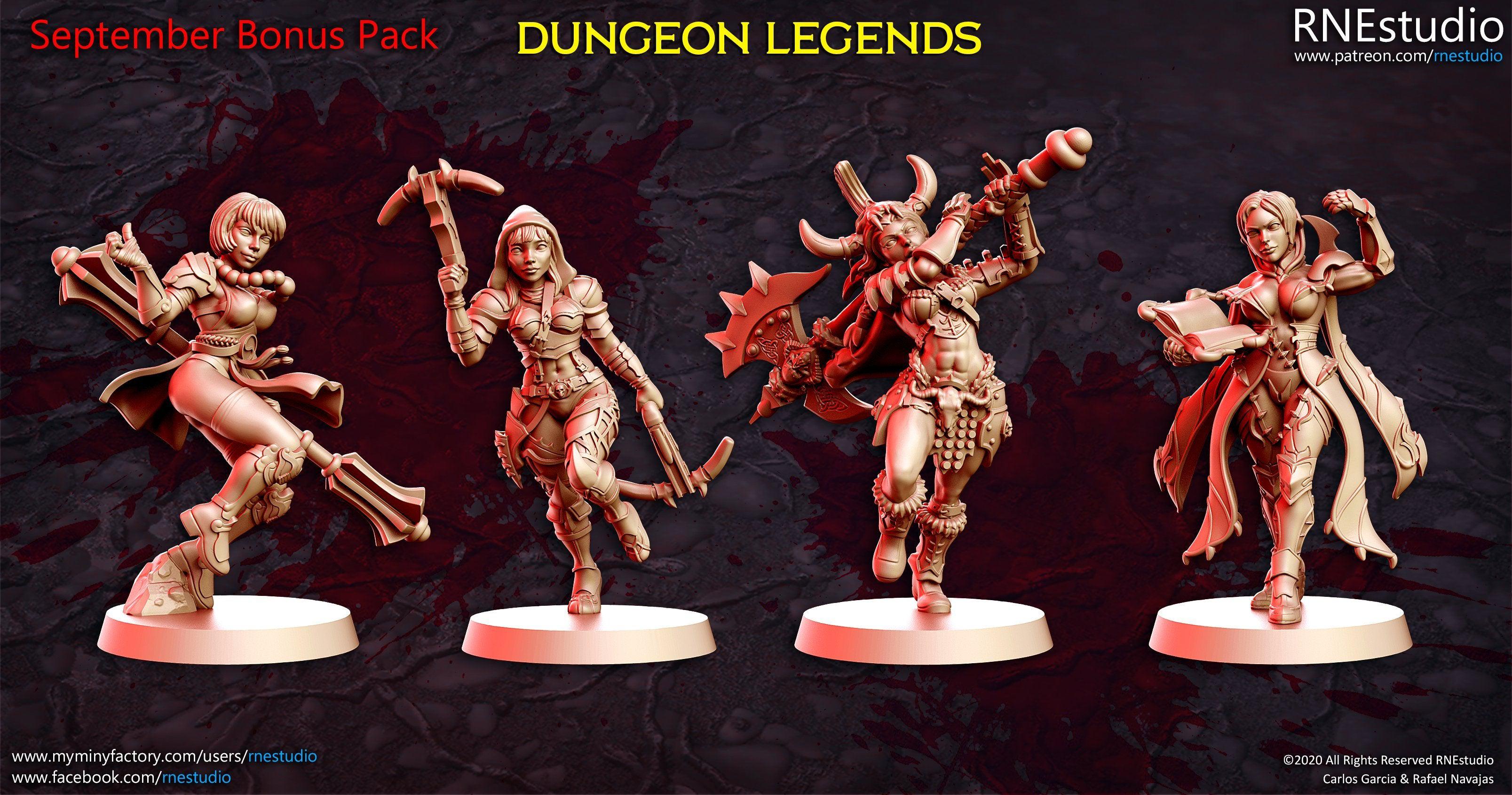 Dungeon Legends - The Printable Dragon