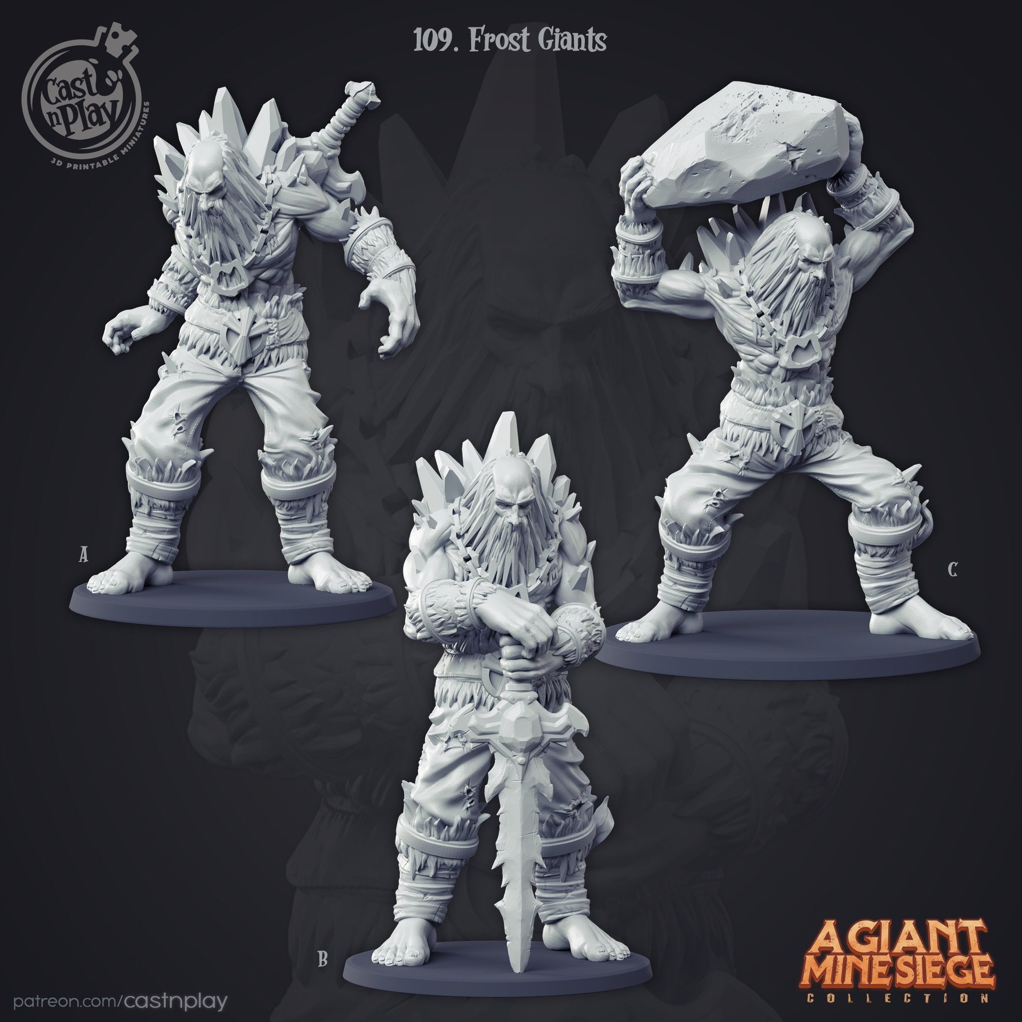 Frost Giants - The Printable Dragon