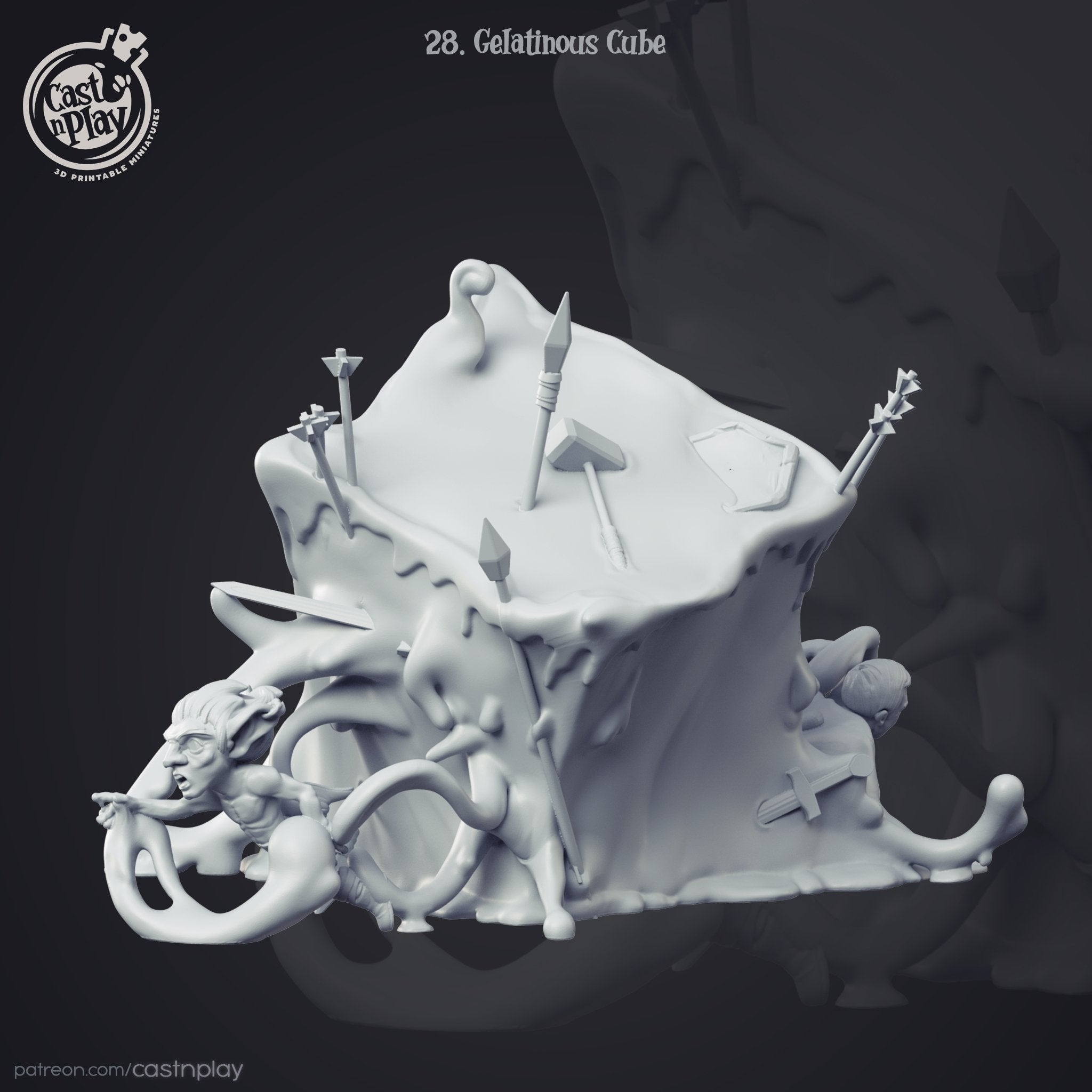Gelatinous Cube - The Printable Dragon
