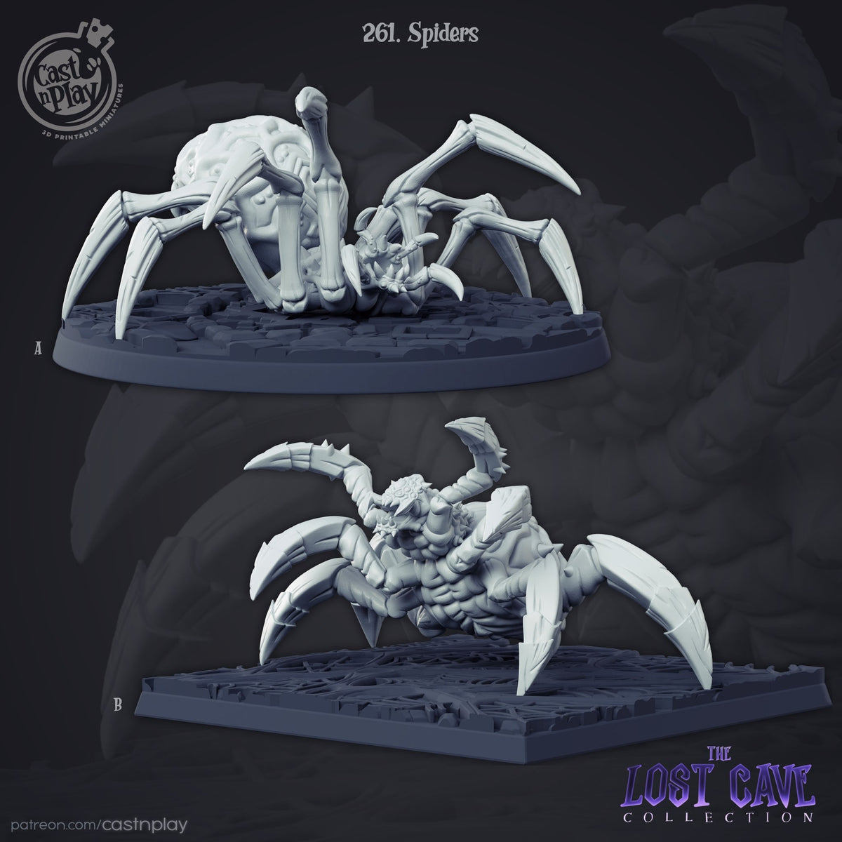 Giant Spiders - The Printable Dragon