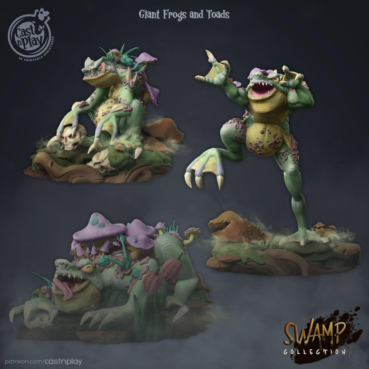 Giant Toads - The Printable Dragon