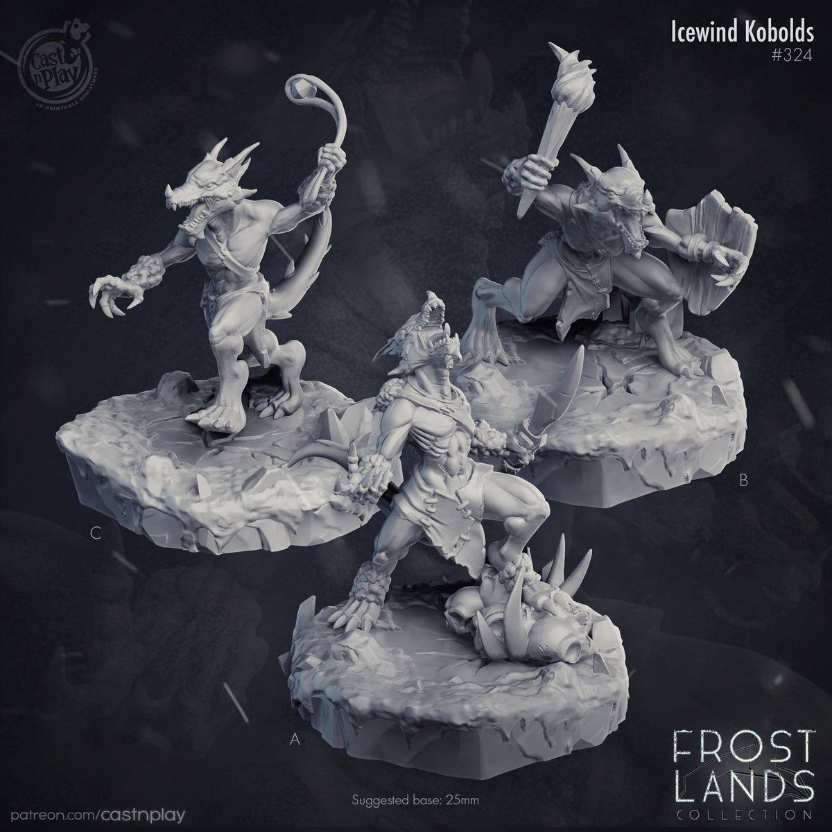 Icewind Kobolds - The Printable Dragon