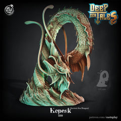 Kepesk The Ancient Sea Dragon - The Printable Dragon