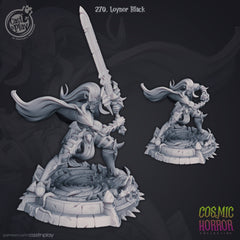 Loynor Black - Dark Elf Fighter/Barbarian/Paladin - The Printable Dragon