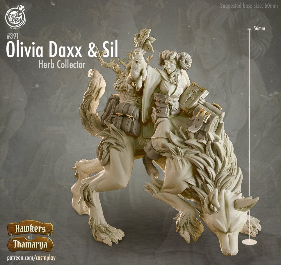 Olivia The Herb Collector - The Printable Dragon