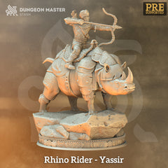 Rhino Rider Yazir - The Printable Dragon