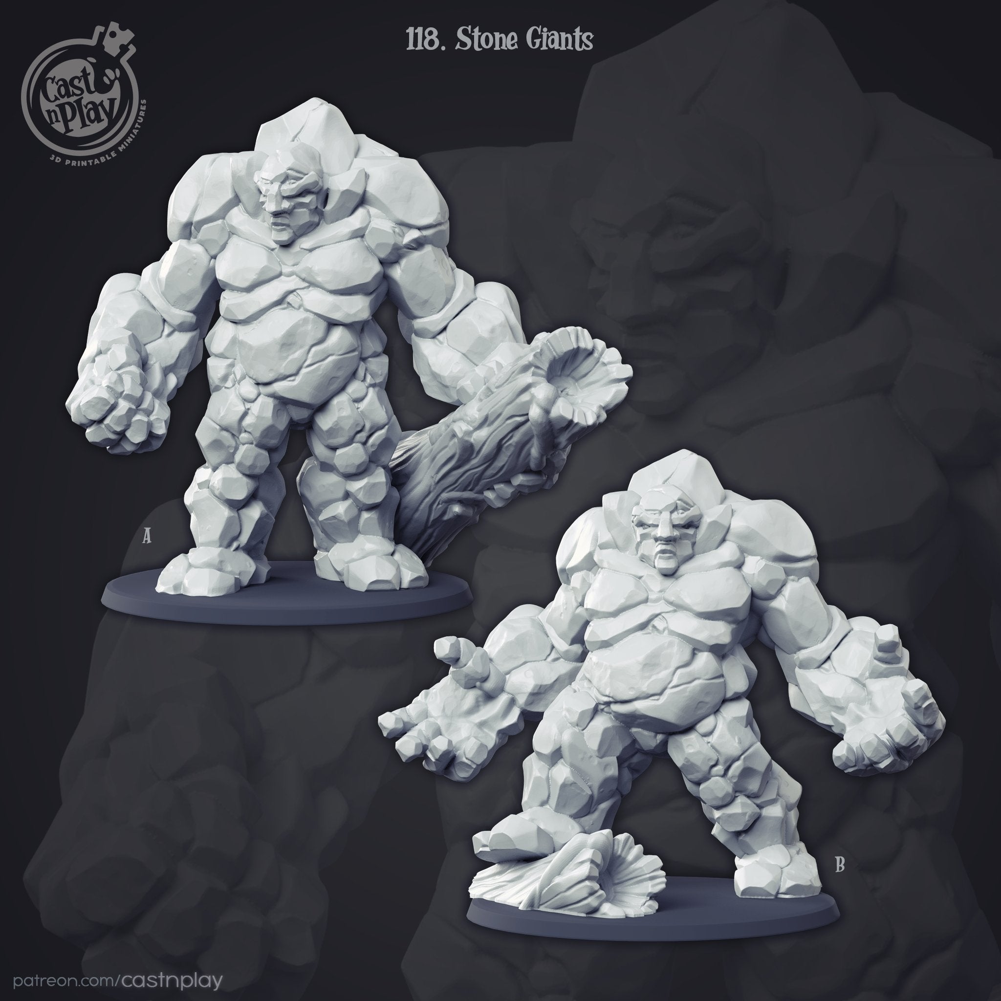 Stone Giants - The Printable Dragon