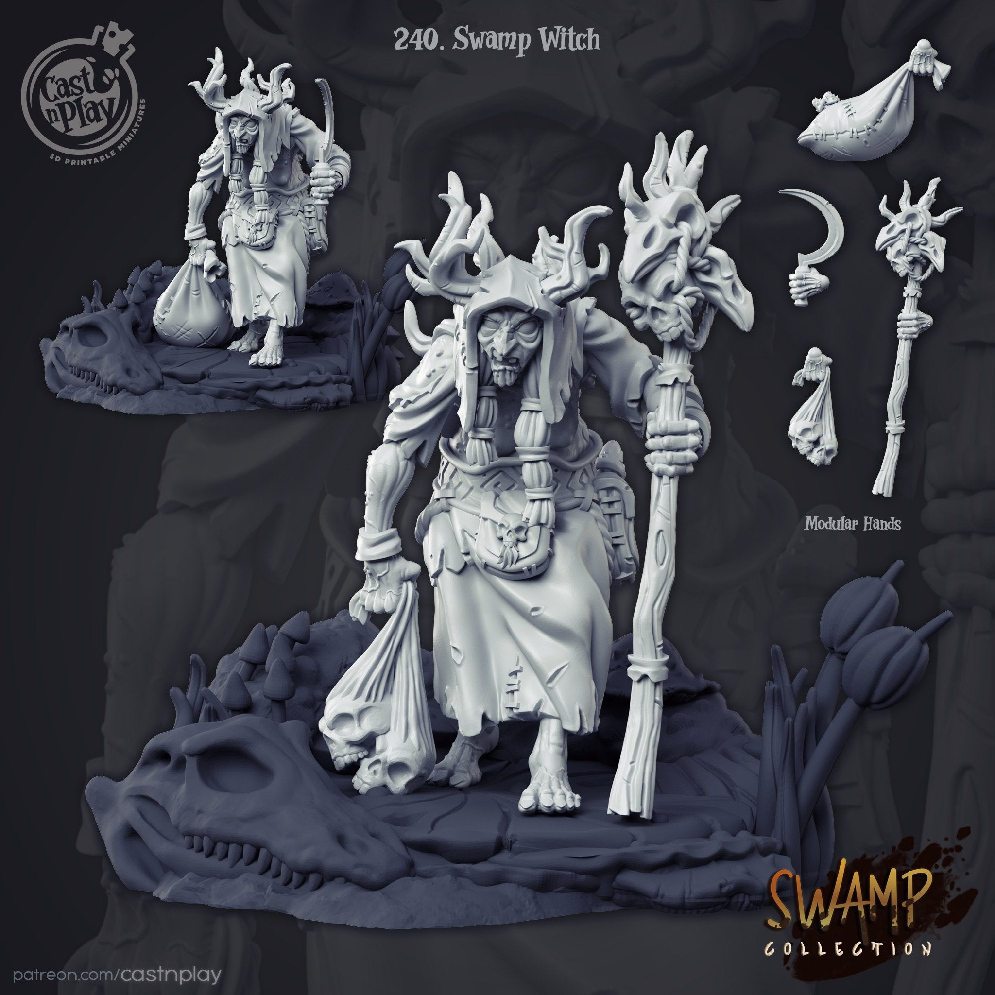 Swamp Witch - The Printable Dragon