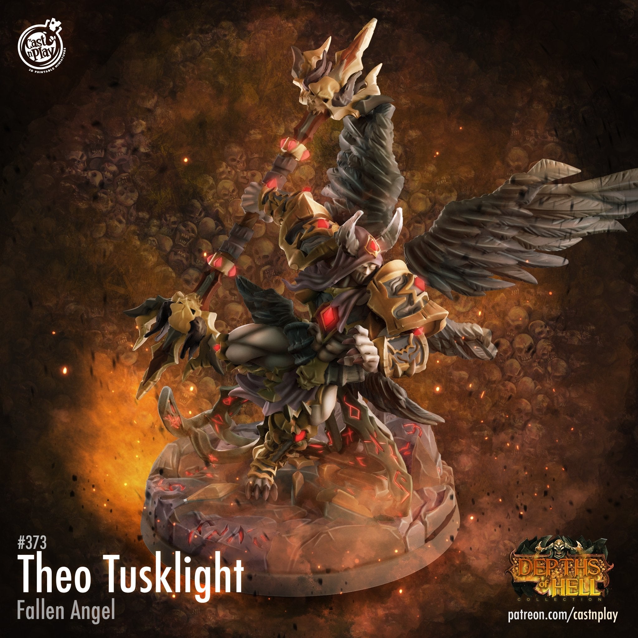 Theo Tusklight - The Printable Dragon