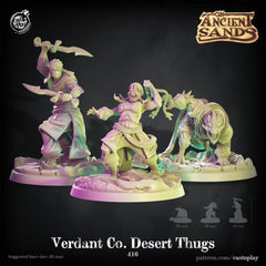 Verdant Desert Thugs - The Printable Dragon