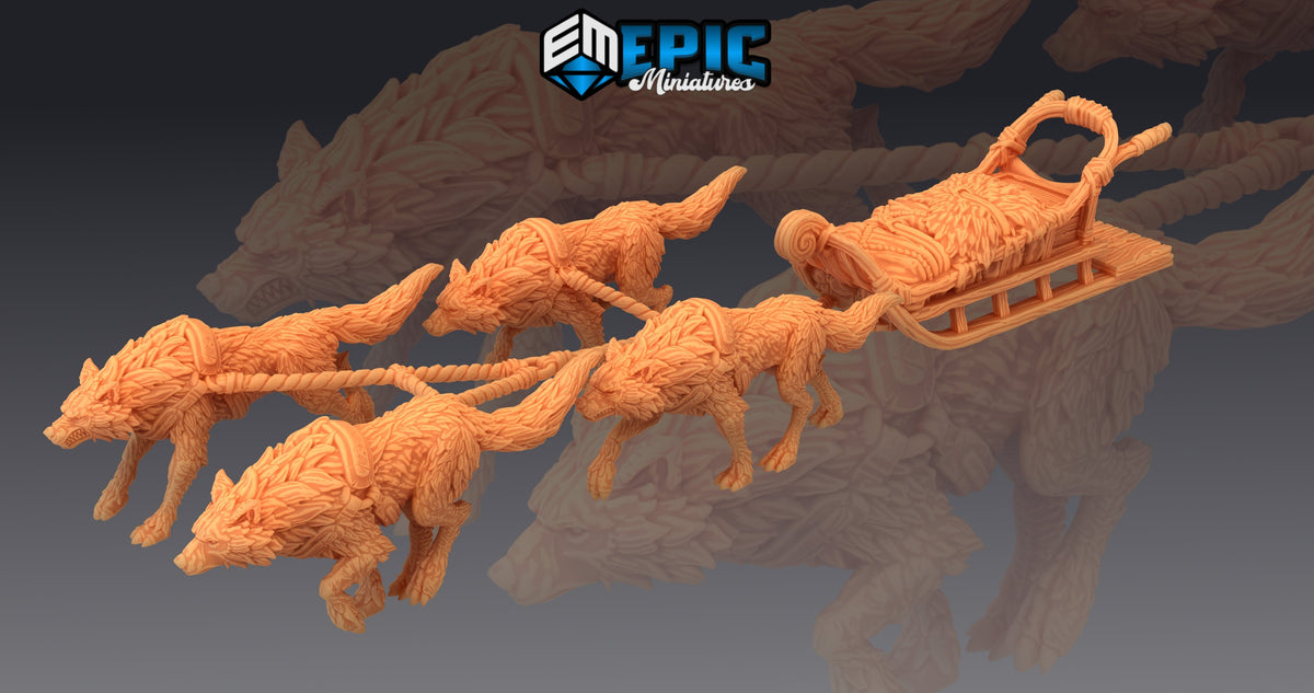 Wolf Sled - The Printable Dragon