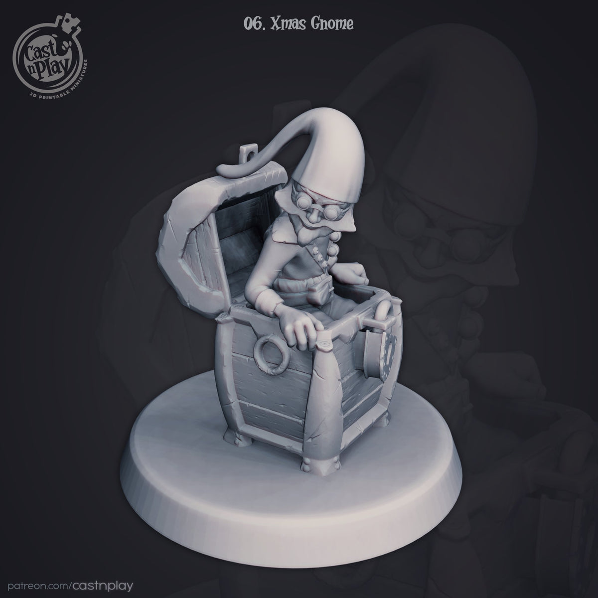 Xmas Gnome - The Printable Dragon