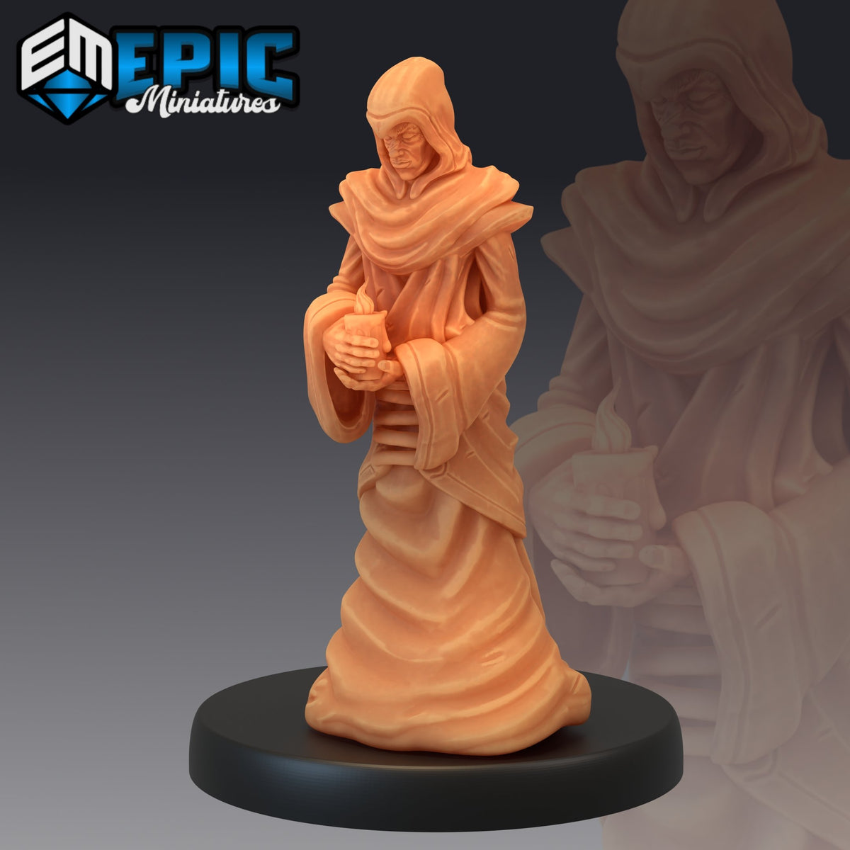Yellow Cultist Praying - The Printable Dragon