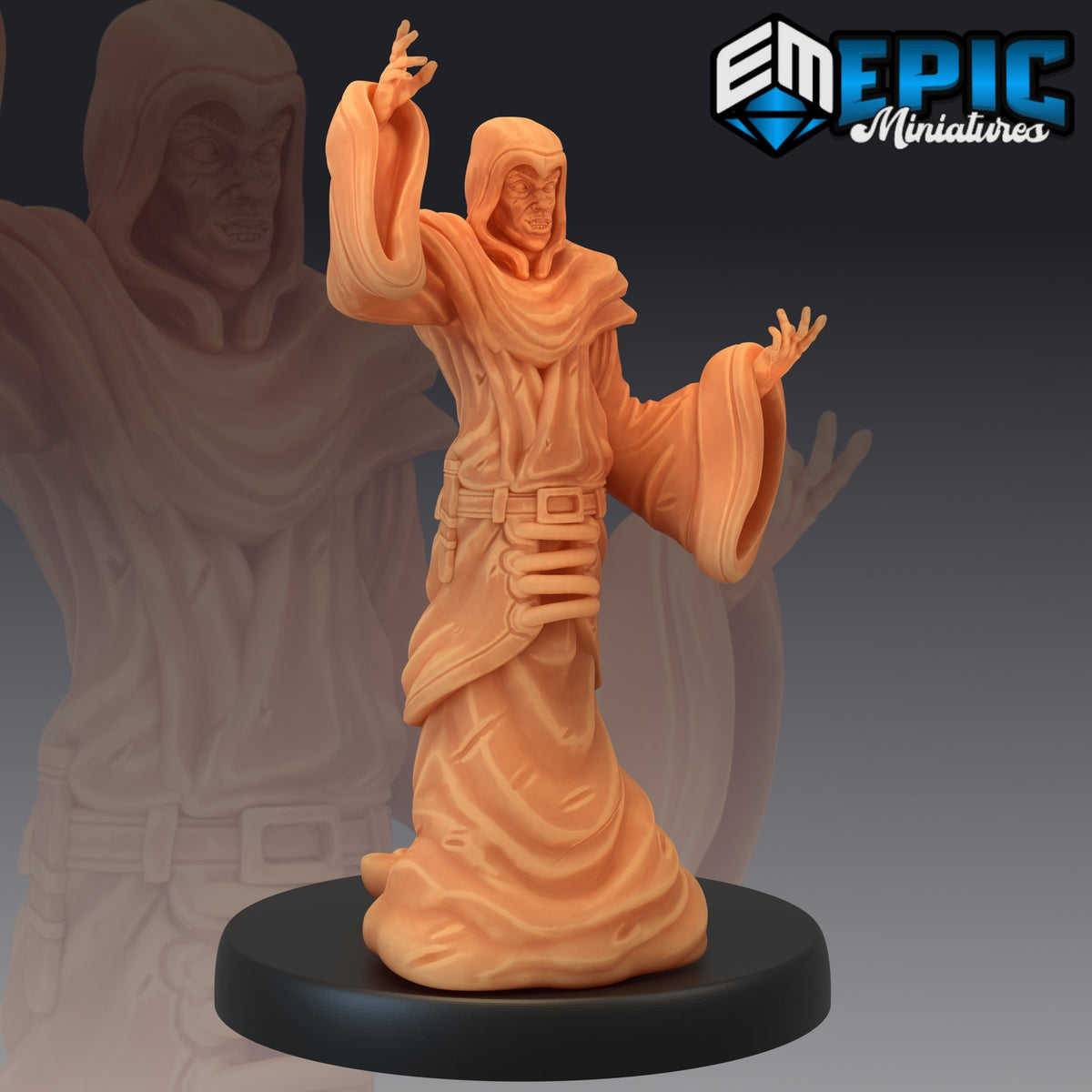 Yellow Cultist Preaching - The Printable Dragon