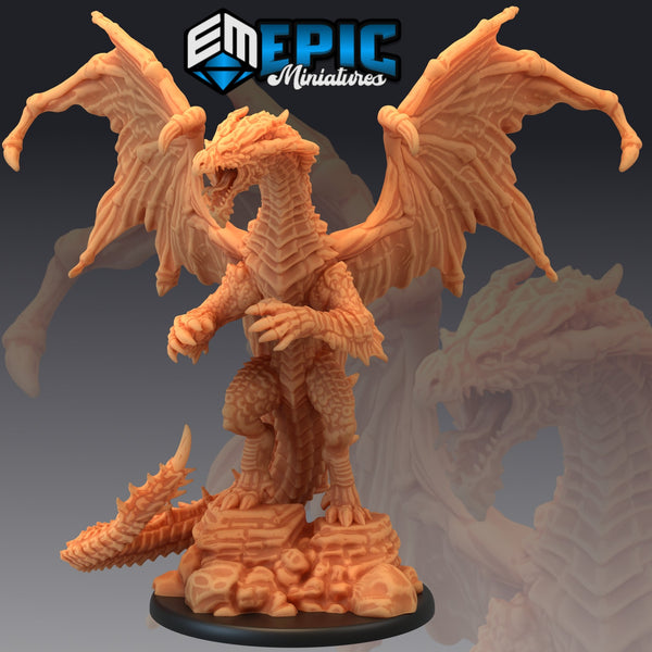 Yellow Dragon - The Printable Dragon