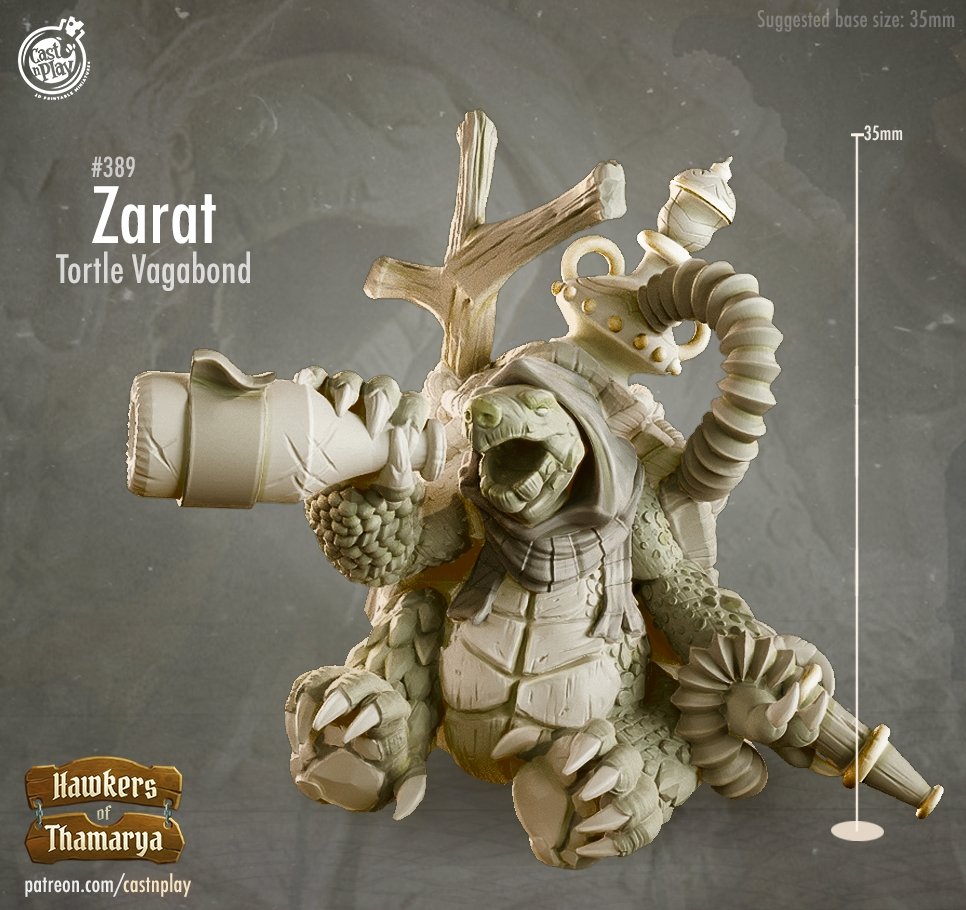 Zarat The Vagabond - The Printable Dragon