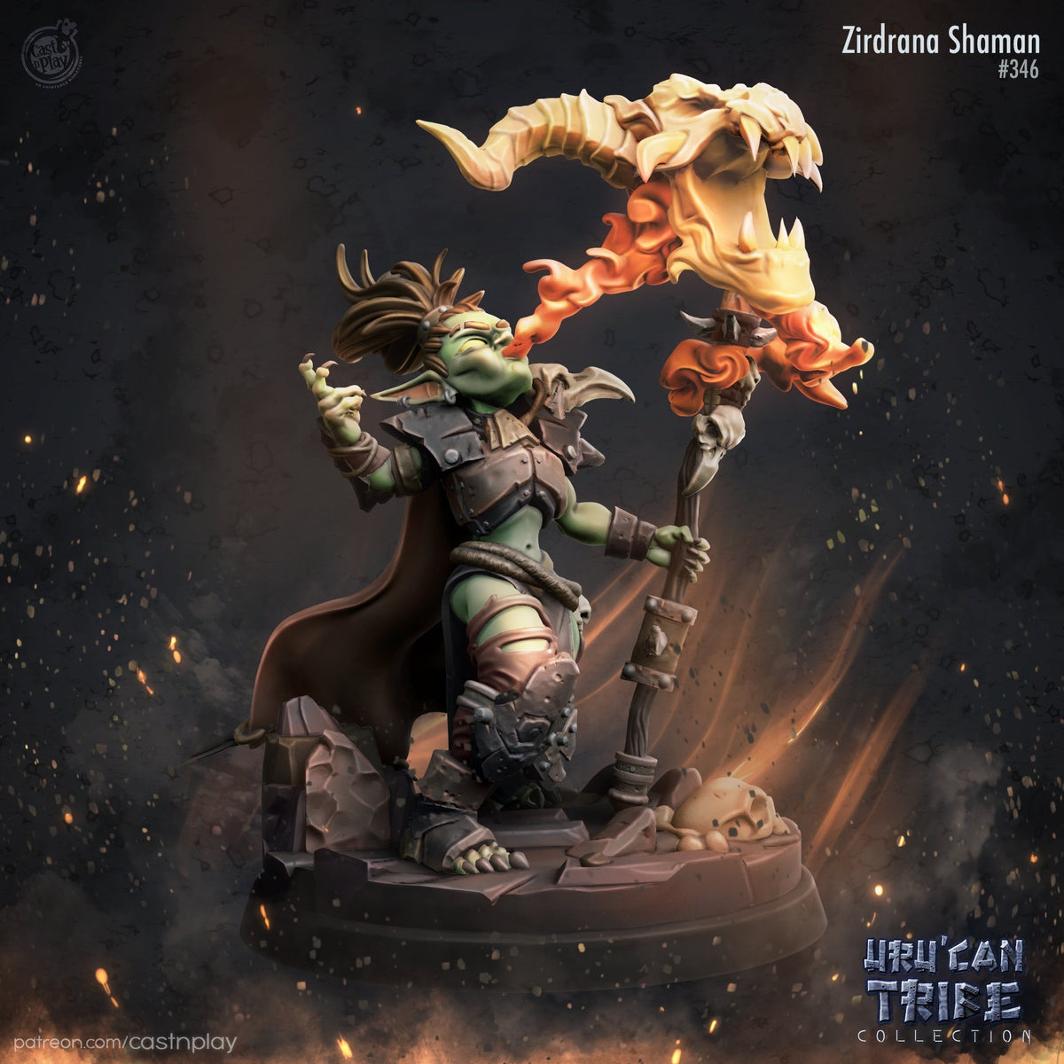 Zirdrana Shaman - The Printable Dragon